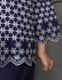 KIDS BAJU KURUNG KEDAH MADELYN (NAVY BLUE)